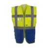 Gilet da lavoro unisex fluo alta visibilita' con tasche - Falk&Ross