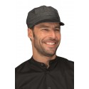 Cappello da lavoro unisex Sam in jeans nero per bar - gelaterie - Isacco