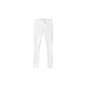 Pantalone da lavoro unisex bianco Rodi con elastico in vita per settore sanitario- Giblor's