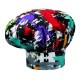 Cappello da cuoco/chef/pasticcere unisex con stampe colorate - Egochef