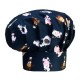 Cappello da cuoco/chef/pasticcere unisex con stampe colorate - Egochef