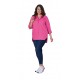 Casacca da lavoro donna/donna curvy Melissa manica lunga modello camicia in vari colori per banconiste/estetiste - Siggi