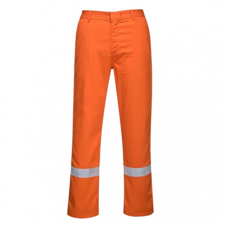 Pantalone da lavoro Bizweld Iona con mezza vita elasticizzata per benzinai, pompieri - Portwest