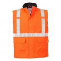 Gilet da lavoro Bizflame Rain multinorma Hi-vis per benzinai, pompieri, guardie forestali - Portwest