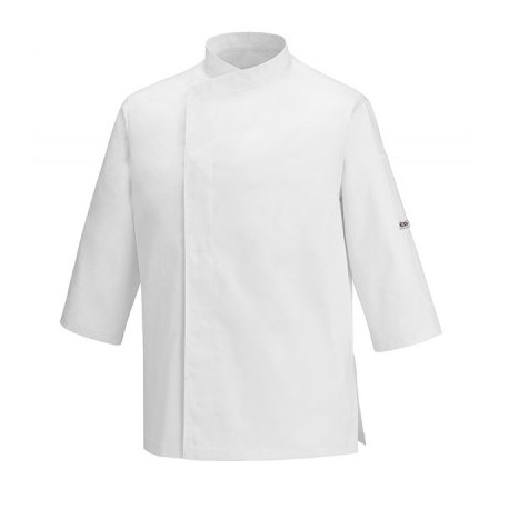 Giacca da lavoro cuoco unisex Sleeves manica 3/4 e bottoni a pressione - Egochef