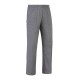 Pantalone cuoco unisex con elastico e tasche Grey mix/Grey stripe - Egochef